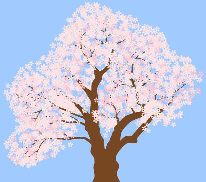 Illustrator使い方講座 第16回 イラストレーターで桜ブラシ素材の作り方 枝作成編