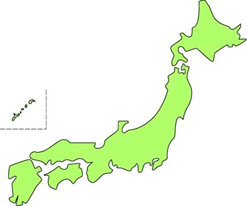 Linadrive 手書き 日本 地図 イラスト 簡単
